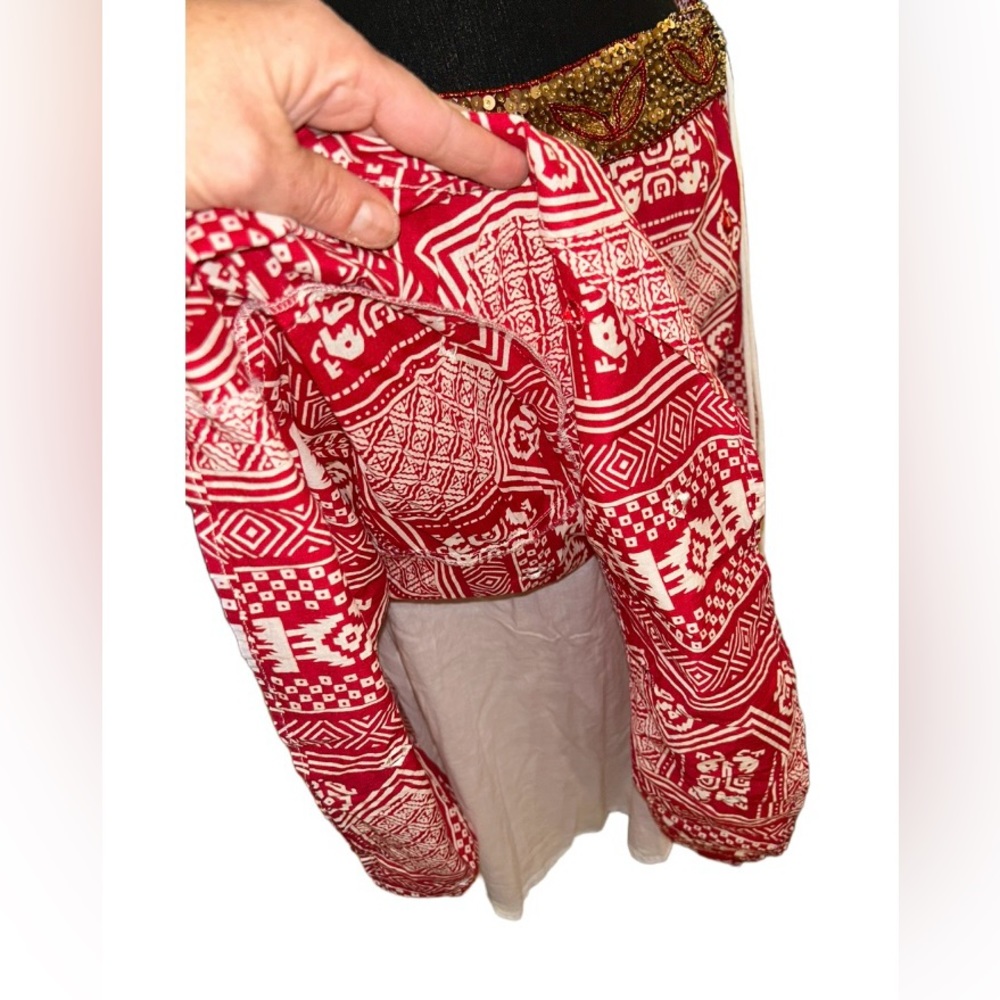 ✌🏻COACHELLA FESTIVAL VIBES!! TWENTY-ONE GORGEOUS FLOWING SEQUINED BOHO SKIRT - Picture 15 of 15